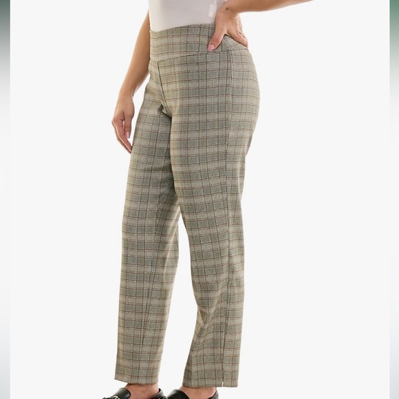 Zac & Rachel Women's Pull-On Ankle Length Pant with Tummy Control Waist Band, 12 - Picture 3 of 8